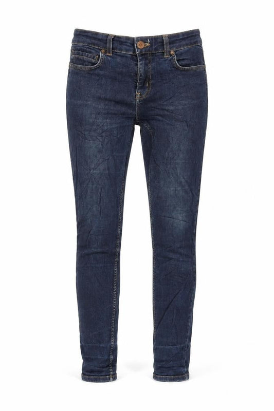 Womens UK Size 12 Oasis Slim Fit Tapered Blue Jeans