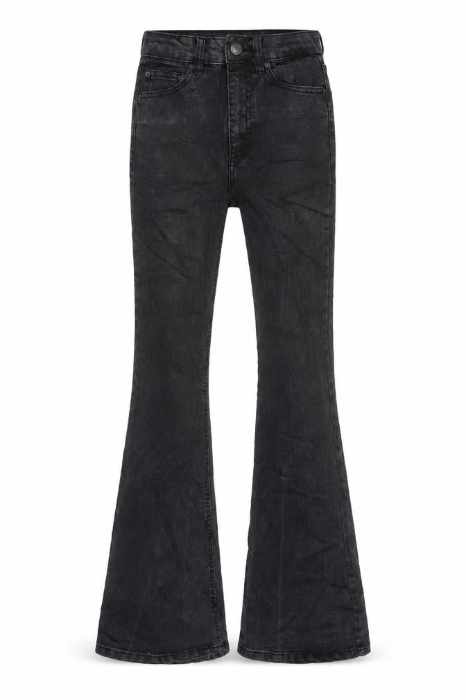 Womens UK Size 4 Pull&Bear Regular Fit Flared Grey Jeans