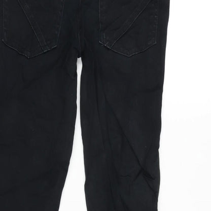 NEXT Girls Black Cotton Jegging Jeans Size 11 Years L24 in Regular