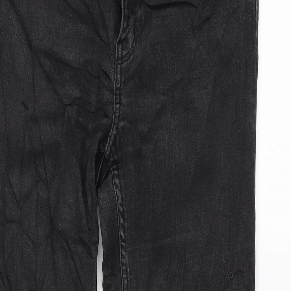 Womens UK Size 10 H&M Regular Fit Tapered Grey Jeans