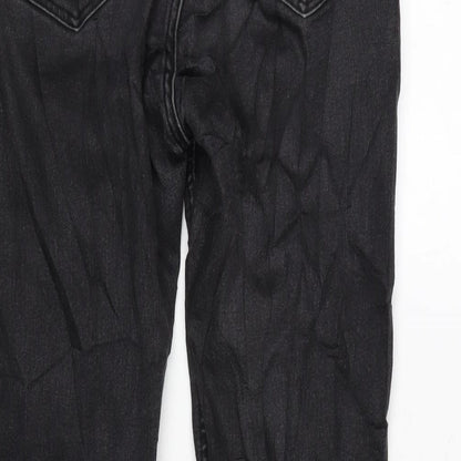 Womens UK Size 10 H&M Regular Fit Tapered Grey Jeans