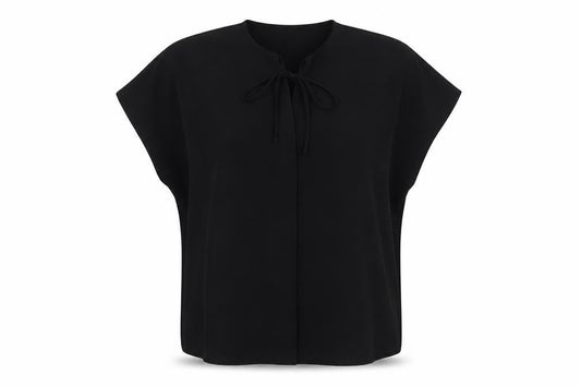 Womens UK Size 14 Marks and Spencer Black Basic T-Shirt
