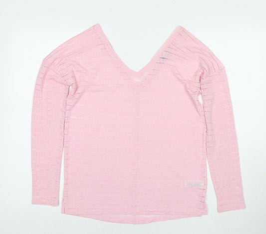 Womens UK Size 8 NEXT Pink Pullover Jumper