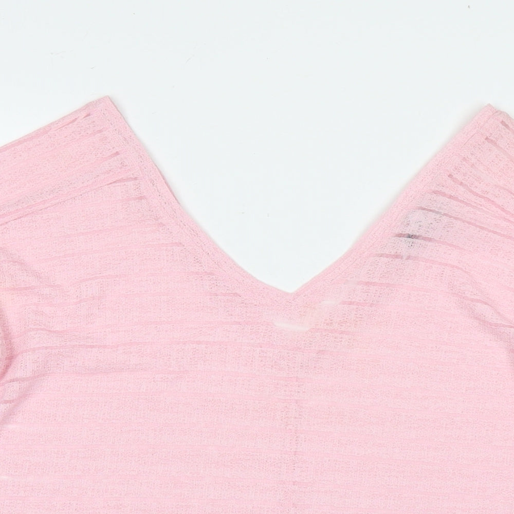 Womens UK Size 8 NEXT Pink Pullover Jumper