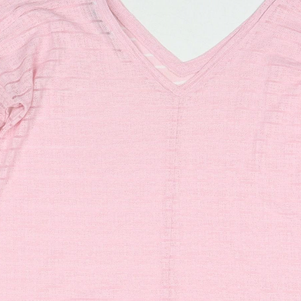 Womens UK Size 8 NEXT Pink Pullover Jumper
