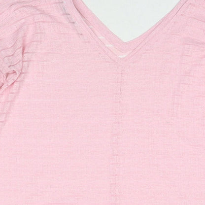 Womens UK Size 8 NEXT Pink Pullover Jumper