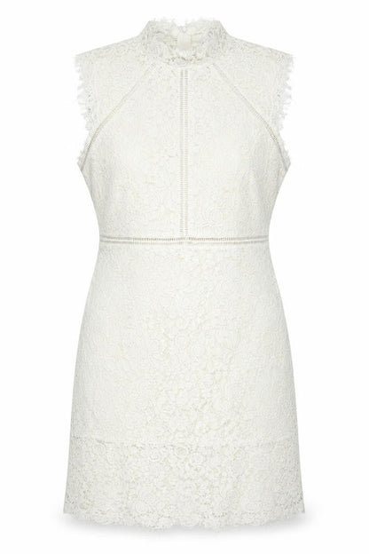 QED London Womens Ivory Polyester A-Line Size 14 Round Neck Pullover