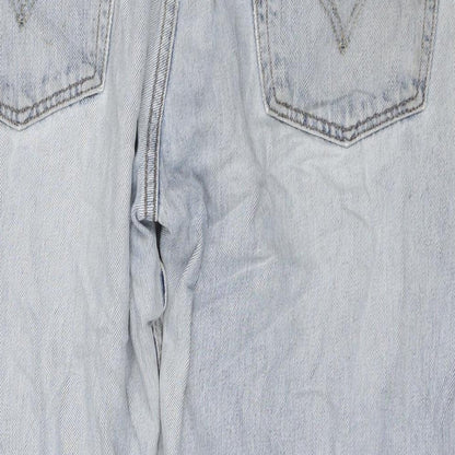 Levi's Mens Blue Cotton Straight Jeans Size 38 in L30 in Regular Zip