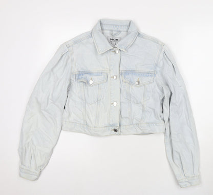 Womens UK Size 10 New Look Blue Jacket
