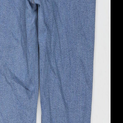 Bershka Womens Blue Cotton Jegging Jeans Size 30 in L27 in Regular