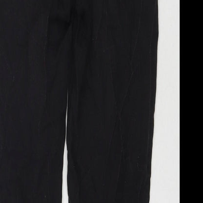 Denim & Co. Womens Black Cotton Skinny Jeans Size 8 L24 in Regular Zip
