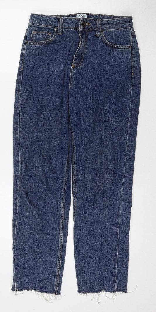 BDG Womens Blue Cotton Straight Jeans Size 27 in L32 in Regular Zip