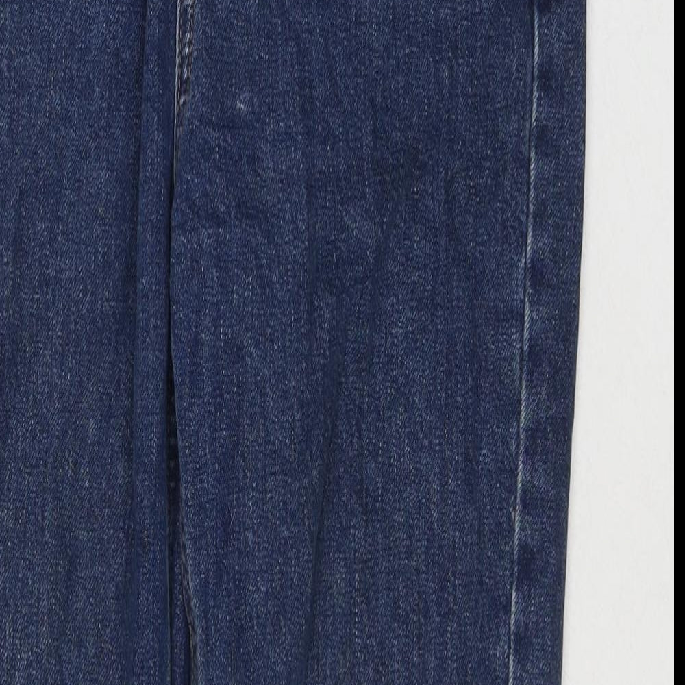 BDG Womens Blue Cotton Straight Jeans Size 27 in L32 in Regular Zip