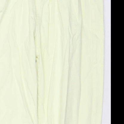 Reclaimed Vintage Womens Yellow Cotton Straight Jeans Size 28 L24 in Regular Zip