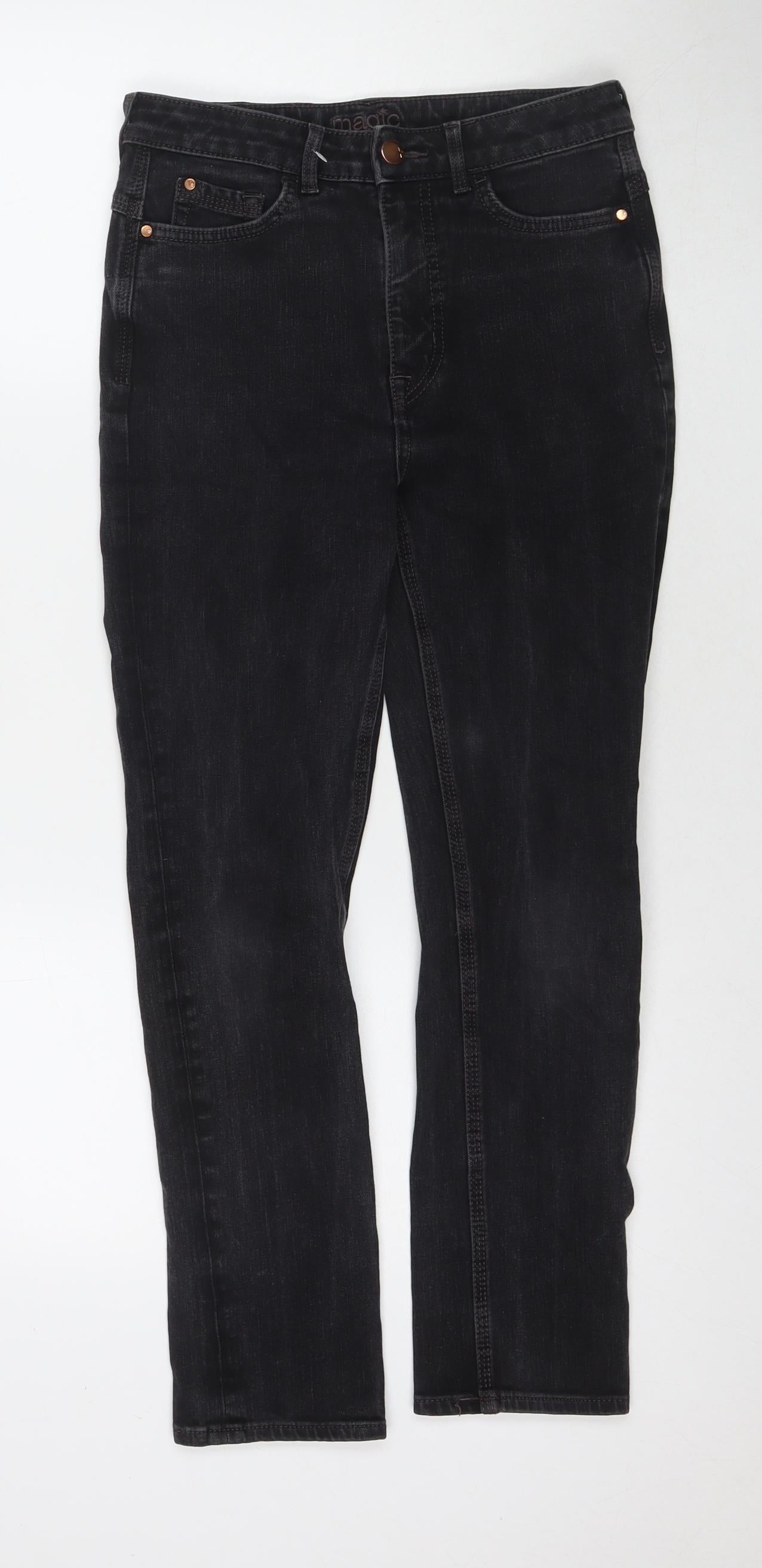 Womens UK Size 10 Marks and Spencer Regular Fit Skinny Black Jeans