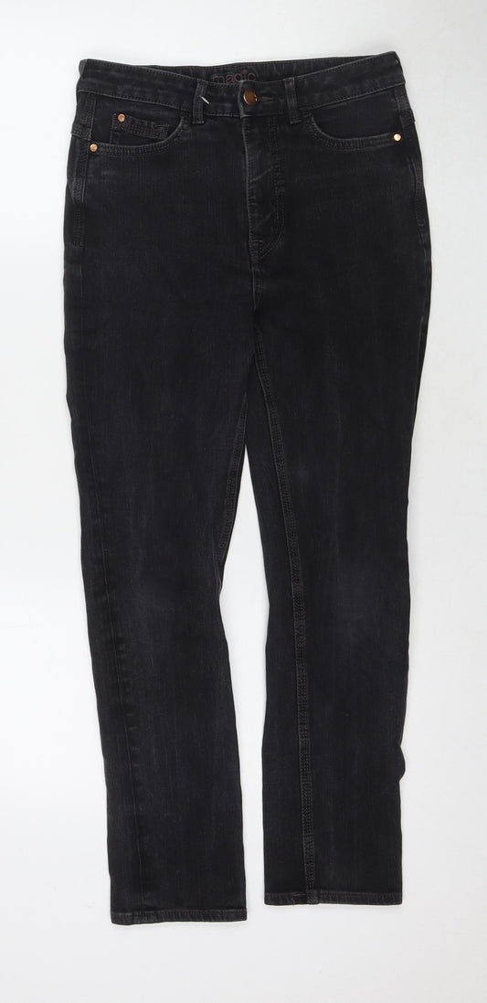 Womens UK Size 10 Marks and Spencer Regular Fit Skinny Black Jeans