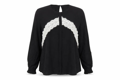 Womens UK Size 16 Marks and Spencer Black Basic Blouse