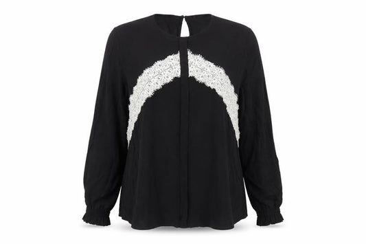 Womens UK Size 16 Marks and Spencer Black Basic Blouse
