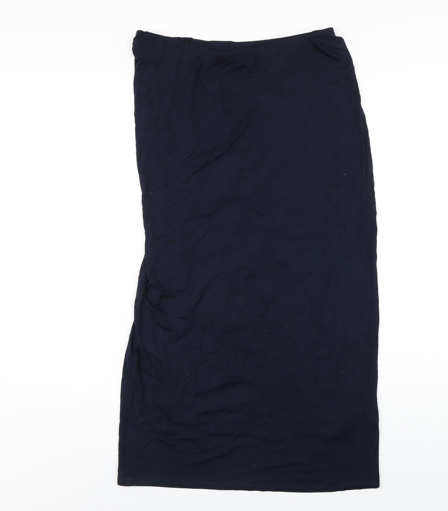 Capsule Womens Blue Viscose Straight & Pencil Skirt Size 14