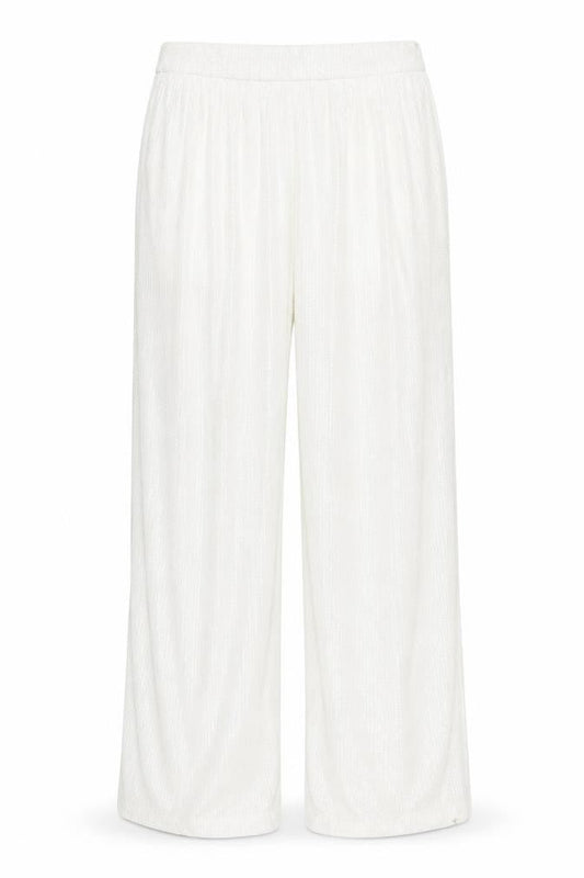 Womens UK Size 10 Nasty Gal Regular Fit  White Trousers