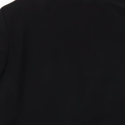 Anagram Mens Black Polyester Jacket Blazer Size 44 Regular