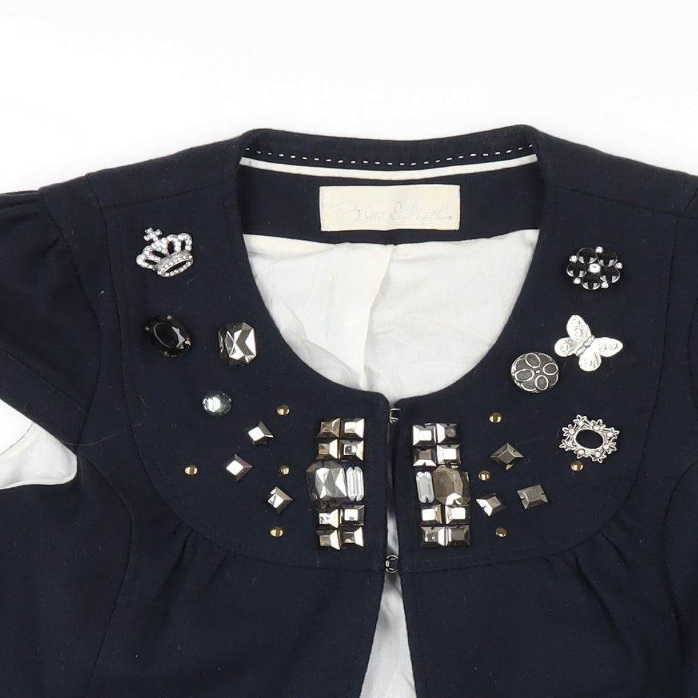 Womens UK Size 10 River Island Blue Jacket