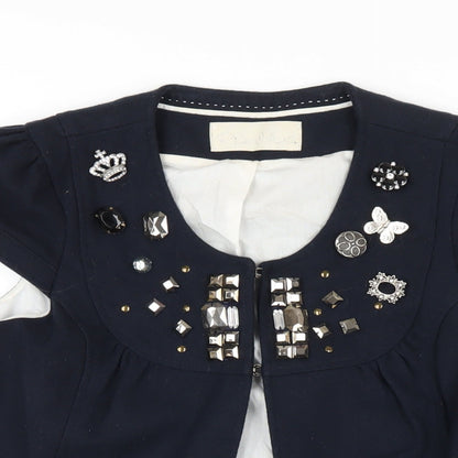 Womens UK Size 10 River Island Blue Jacket