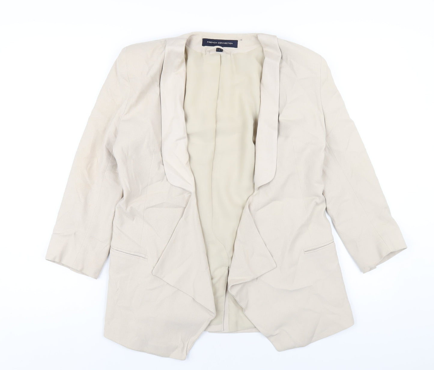 Womens UK Size 8 French Connection Beige Jacket