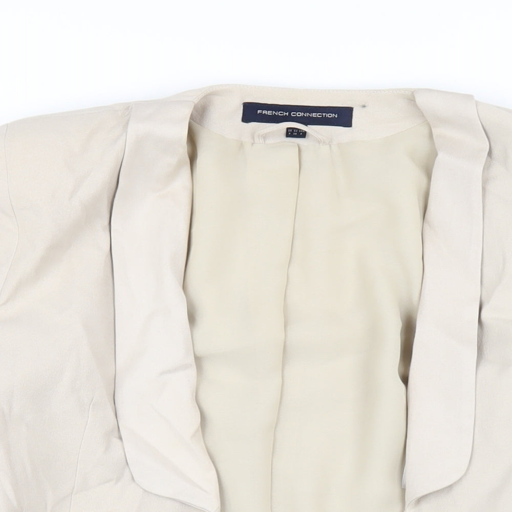 Womens UK Size 8 French Connection Beige Jacket