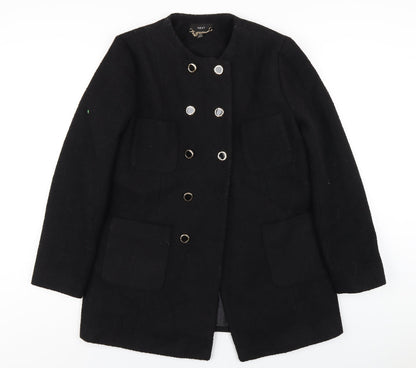 Womens UK Size 12 NEXT Black Pea Coat