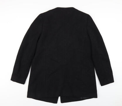 Womens UK Size 12 NEXT Black Pea Coat