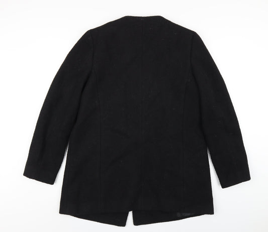 Womens UK Size 12 NEXT Black Pea Coat