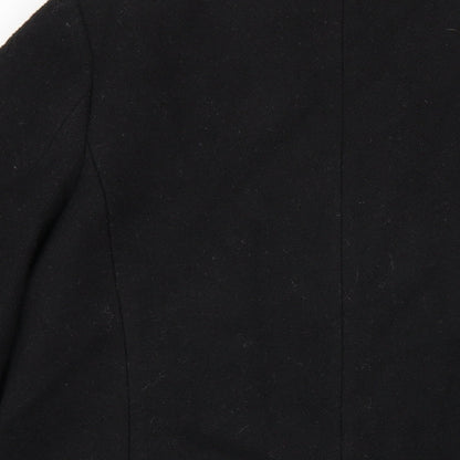 Womens UK Size 12 NEXT Black Pea Coat
