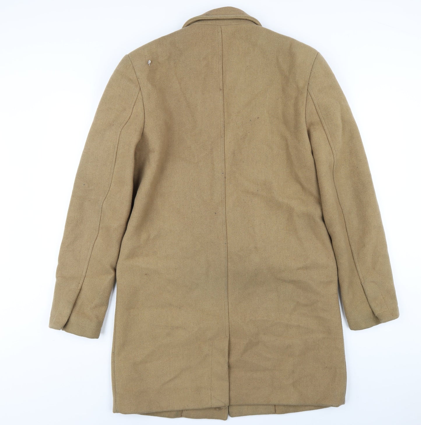 Mens UK Size S Topman Beige Pea Coat