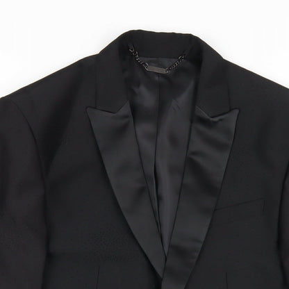 Blackberrys Mens Black Polyester Jacket Blazer Size 38 Regular