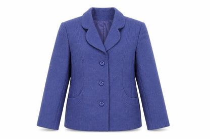 Womens UK Size 12 EWM Blue Pea Coat