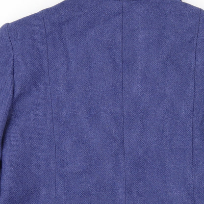 Womens UK Size 12 EWM Blue Pea Coat