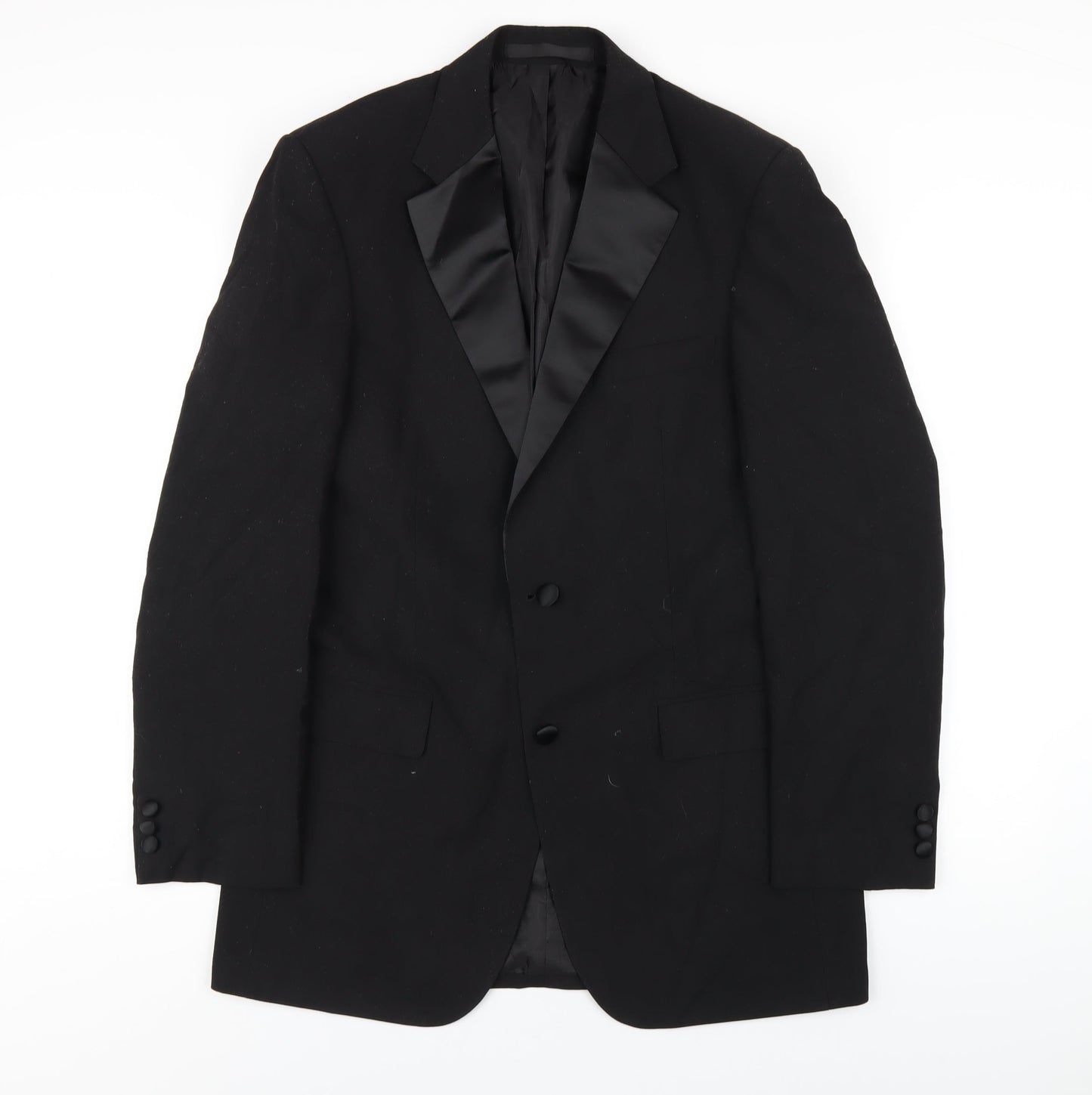 Mens UK Size 38 Marks and Spencer Regular Black Suit Jacket