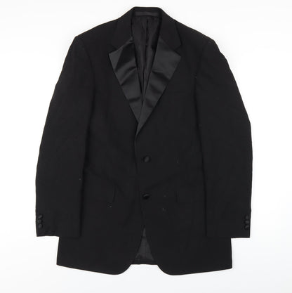 Mens UK Size 38 Marks and Spencer Regular Black Suit Jacket