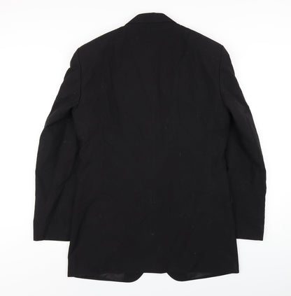 Mens UK Size 38 Marks and Spencer Regular Black Suit Jacket