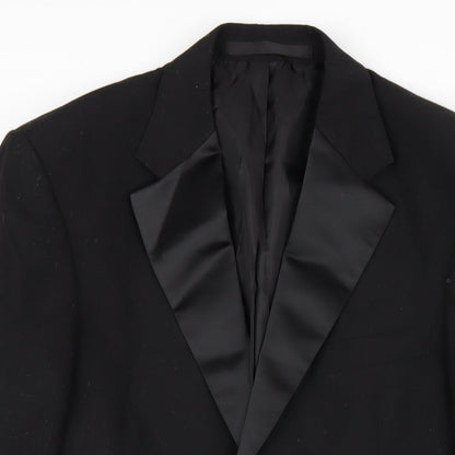 Mens UK Size 38 Marks and Spencer Regular Black Suit Jacket