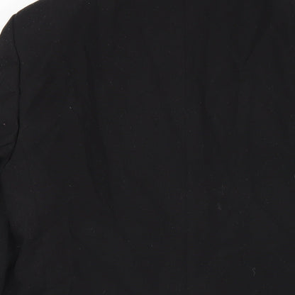 Mens UK Size 38 Marks and Spencer Regular Black Suit Jacket