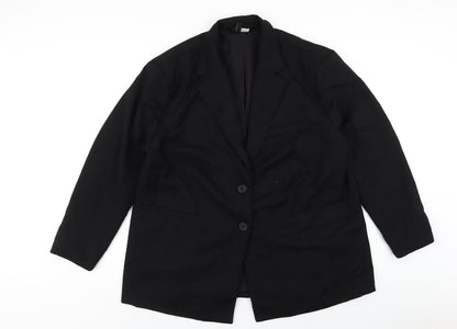Womens UK Size L H&M Regular Black Blazer
