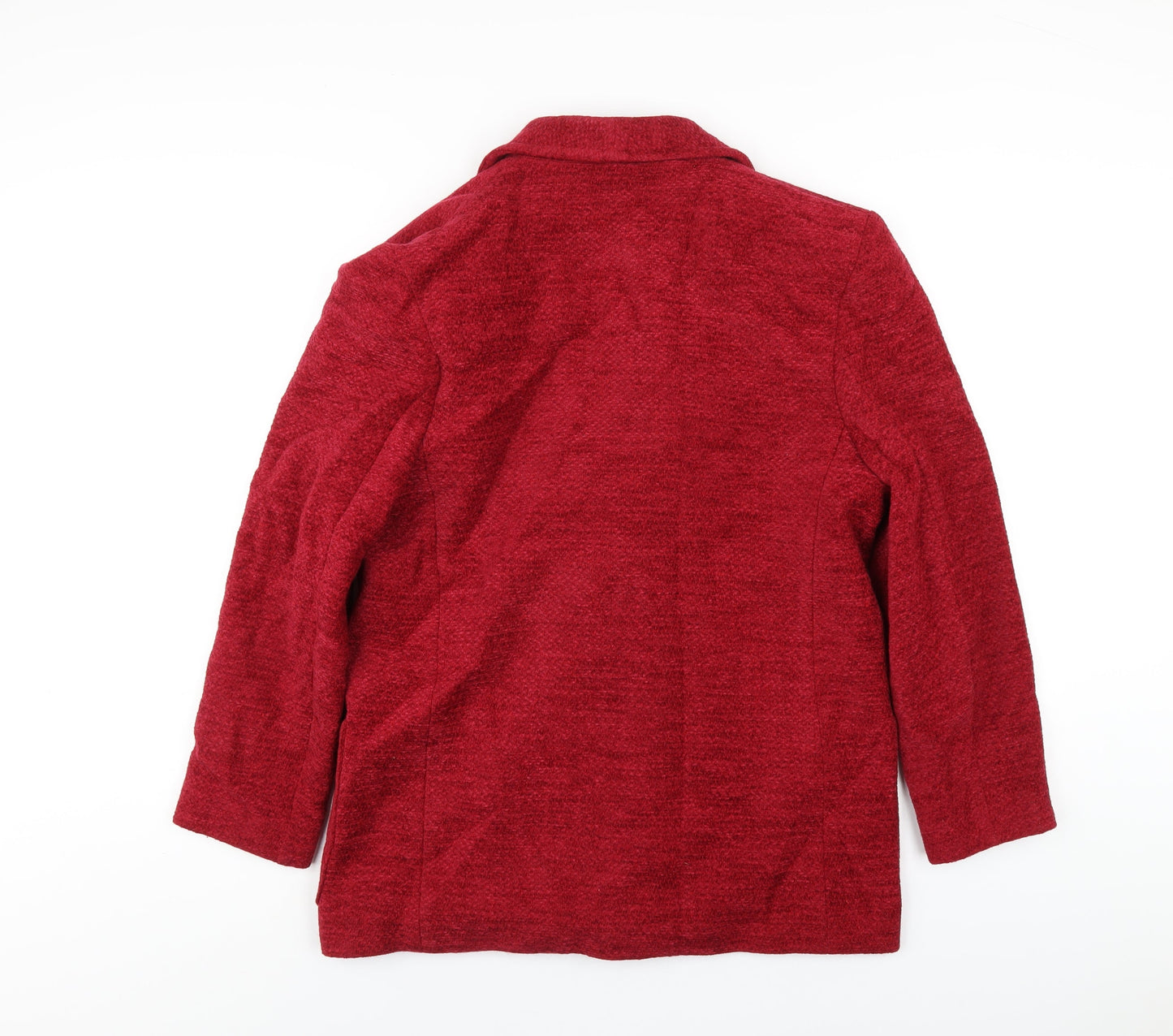 Womens UK Size 14 St Michael Red Pea Coat