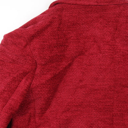 Womens UK Size 14 St Michael Red Pea Coat