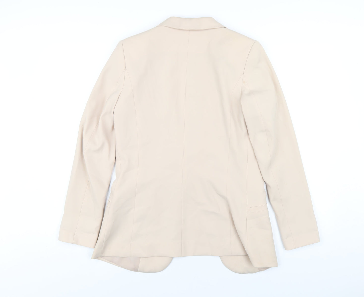 H&M Womens Beige Jacket Blazer Size 8
