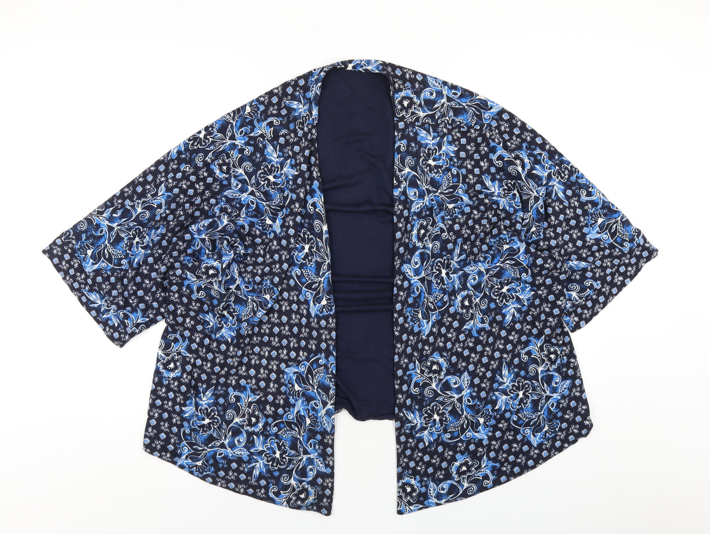 Womens UK Size M Marks and Spencer Blue Cardigan Jumper