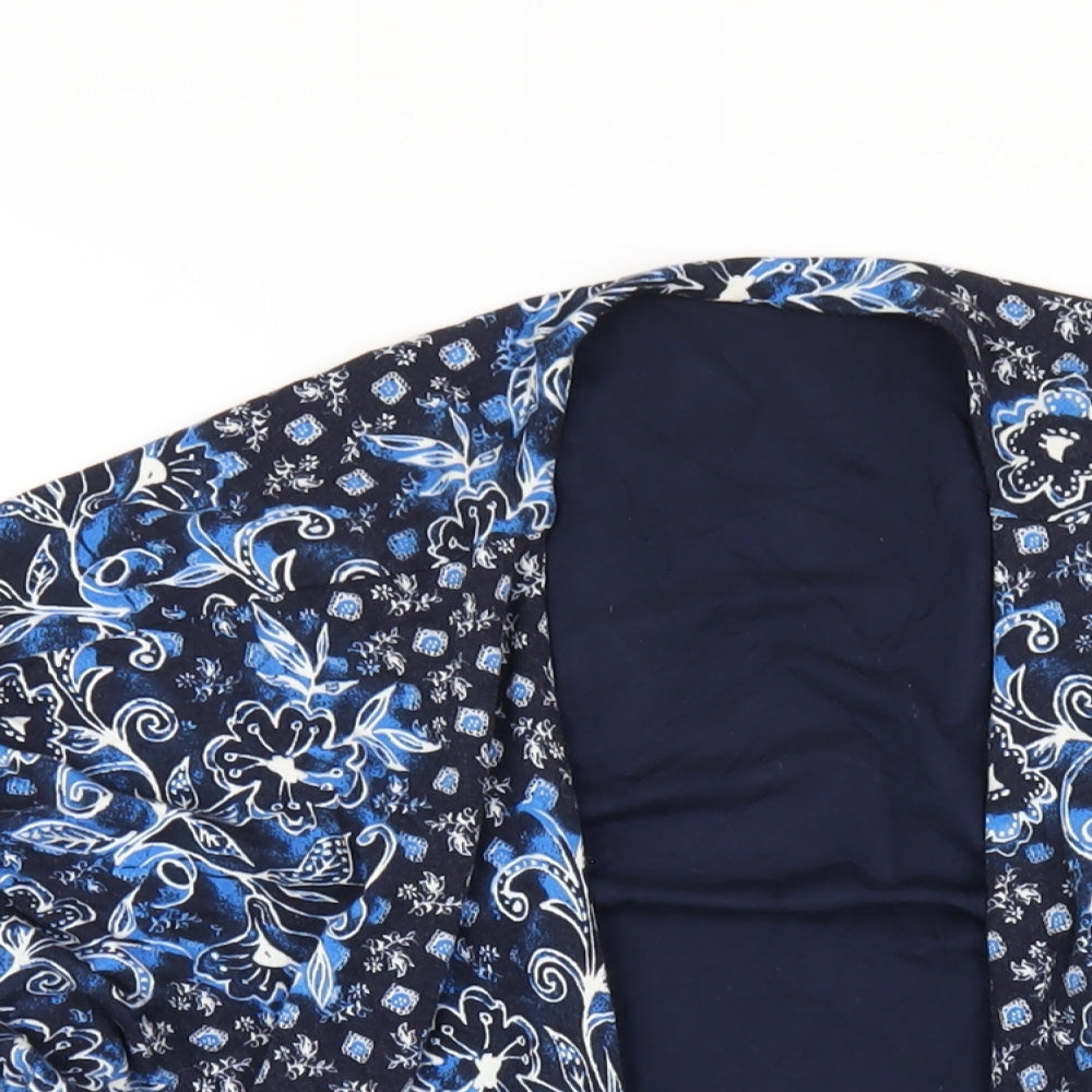 Womens UK Size M Marks and Spencer Blue Cardigan Jumper