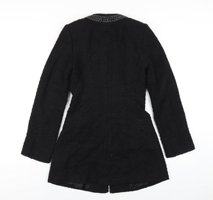 Womens UK Size XS Zara Black Jacket