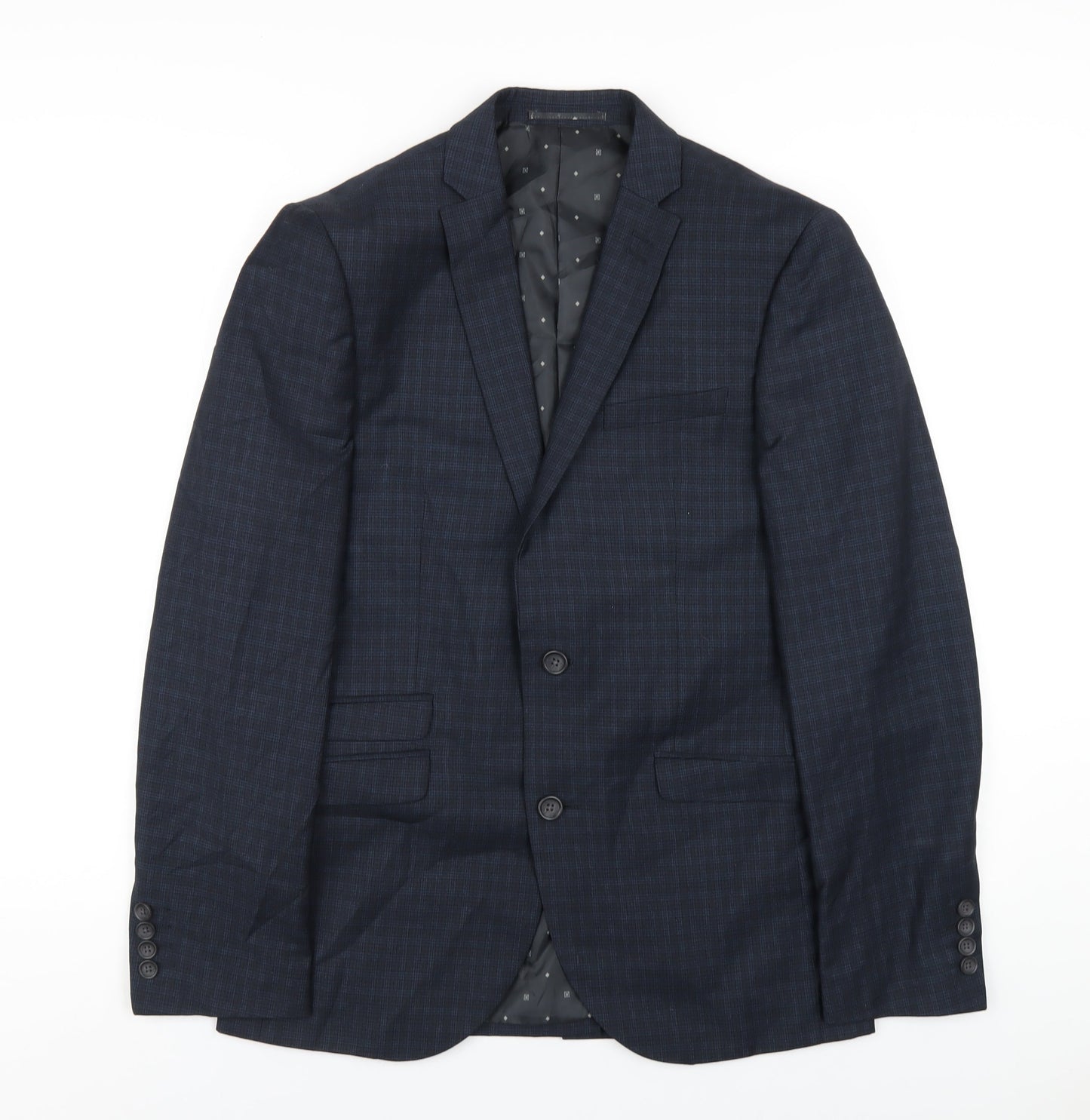 Mens UK Size 38 NEXT Regular Blue Suit Jacket